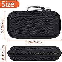 Vista 21 de Aenllosi Funda de transporte rígida compatible con Crucial X9 / X9 Pro / X10 / X10 Pro 1TB/2TB/4TB SSD portátil, unidad de estado sólido externa USB