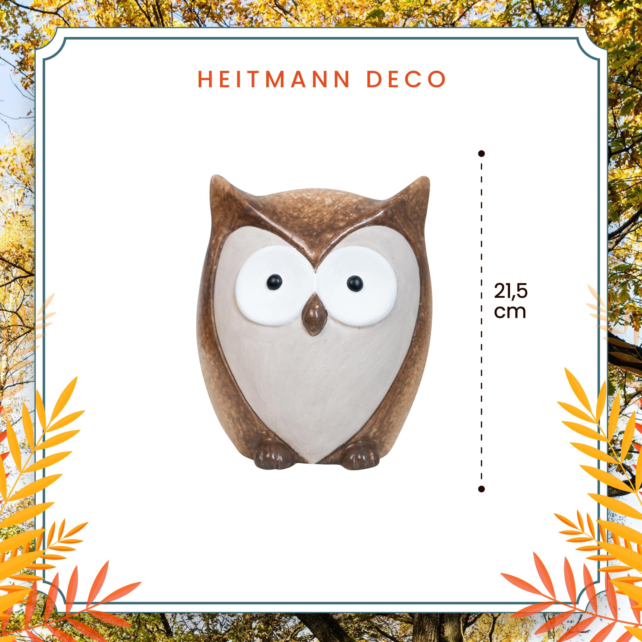 Eule Gartendeko Formano Dekofigur Dekofigur Fru00f6sche Auf Baumstamm Gold  (Stu00fcck, 1 St), Gartendeko Kunststein Eulen Deko, image size:2048x2048