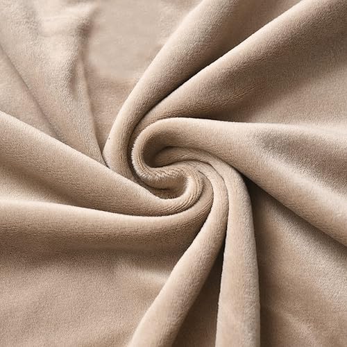 Miniatura 6 de MIFXIN Funda de terciopelo para silla con respaldo de ala, elástica, lavable, protector de asiento para comedor, banquete, decoración de fiesta en