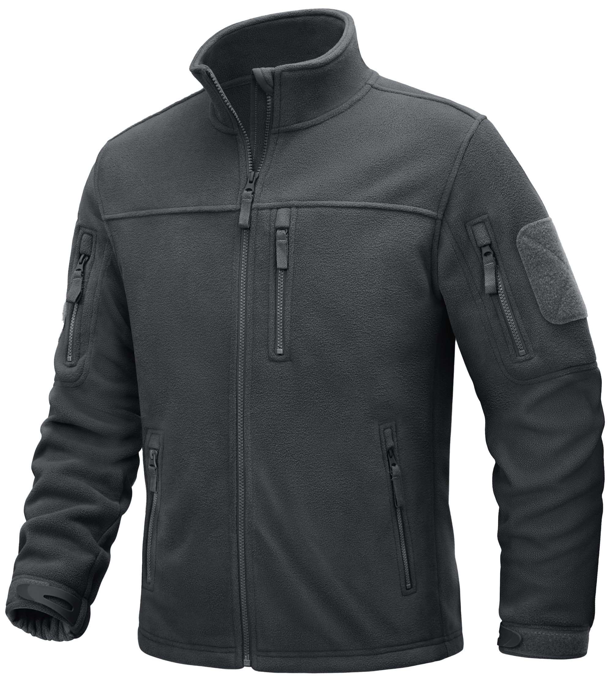 TACVASEN Herren Militär Outdoor Fleecejacke Warme Taktische Jacke Fleece Jacket