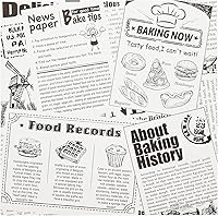 Vista 11 de Papel Premium para Delicatessen 12"x12" - Paquete de 200 - Resistente al Agua y Grasa, Forros Antigrasa para Bandejas de Comida - Envoltorios