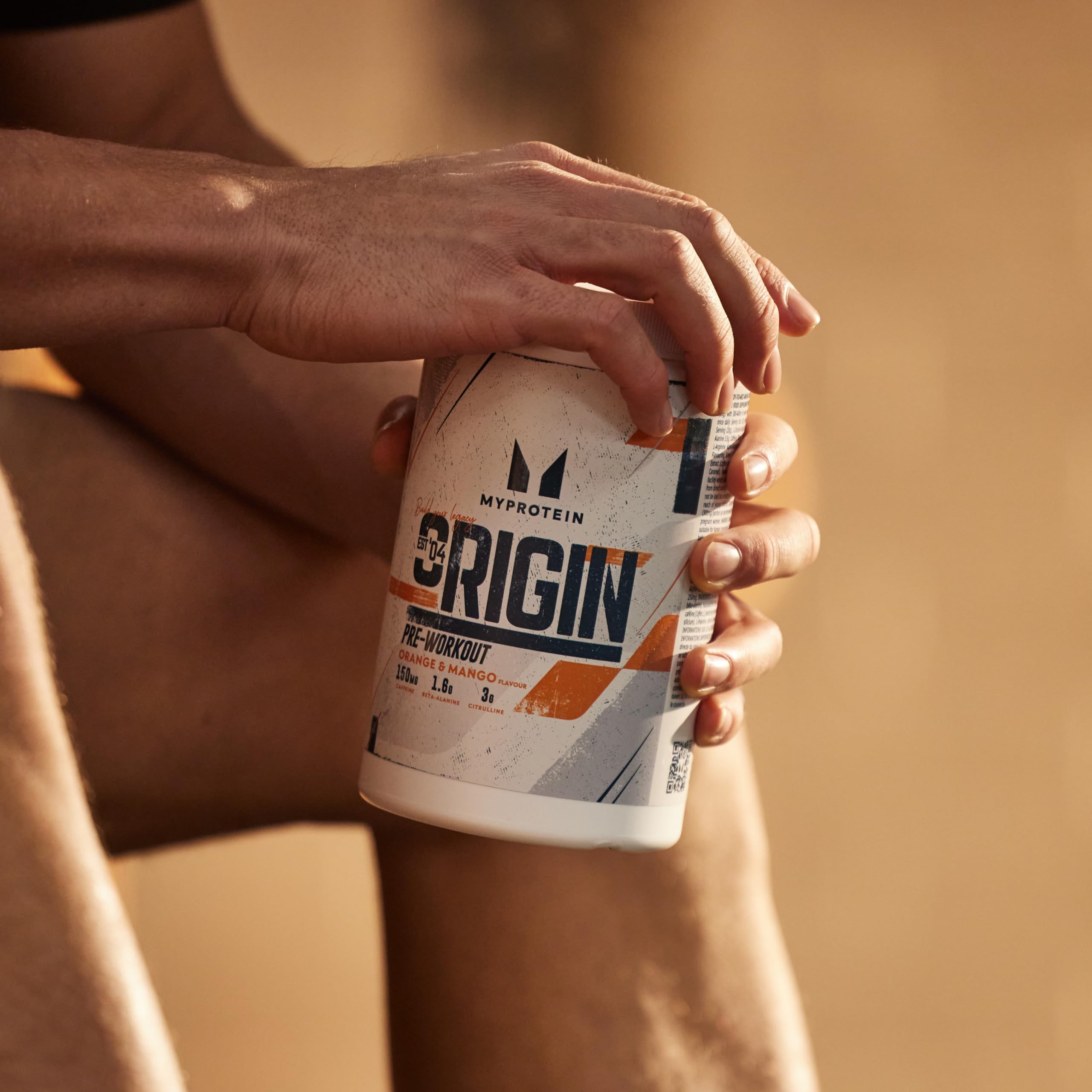 Myprotein Origin Pre-Workout Power avec bêta-alanine et caféine - Orange et mangue - 600 g