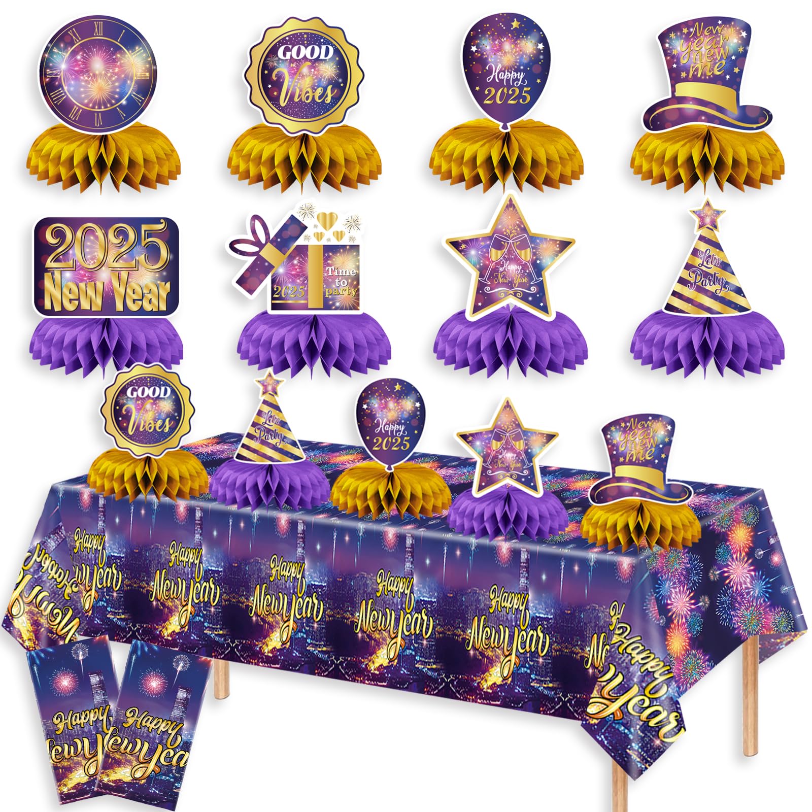 Amazon.com: Happy New Year Party Decorations, New Year Eve Party ...