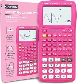 Calculadora científica com funções gráficas – vários modos com interface intuitiva – perfeita para estudantes de cursos iniciantes e avançados, ensino médio ou faculdade