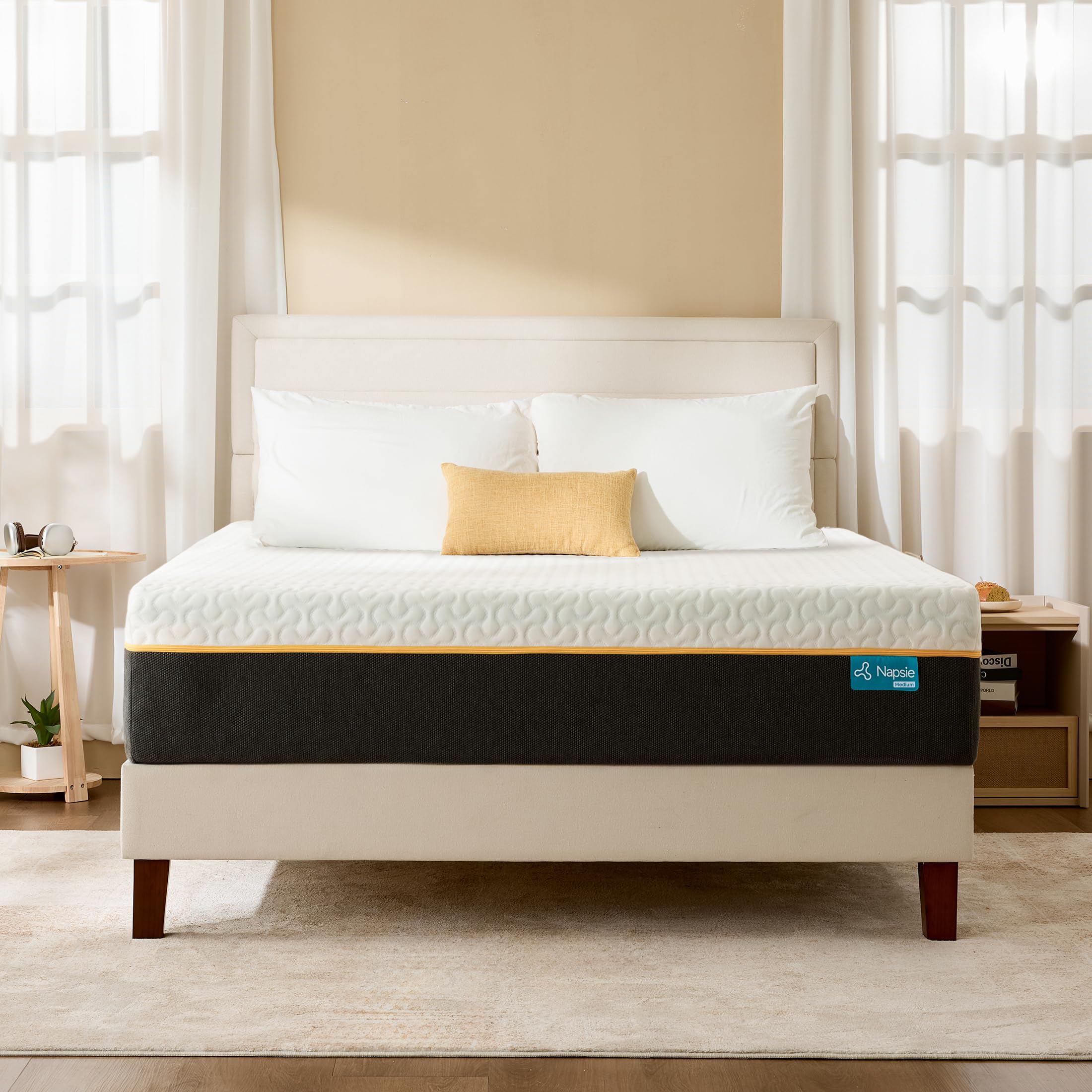 NAPSIE Queen Memory Foam Mattress