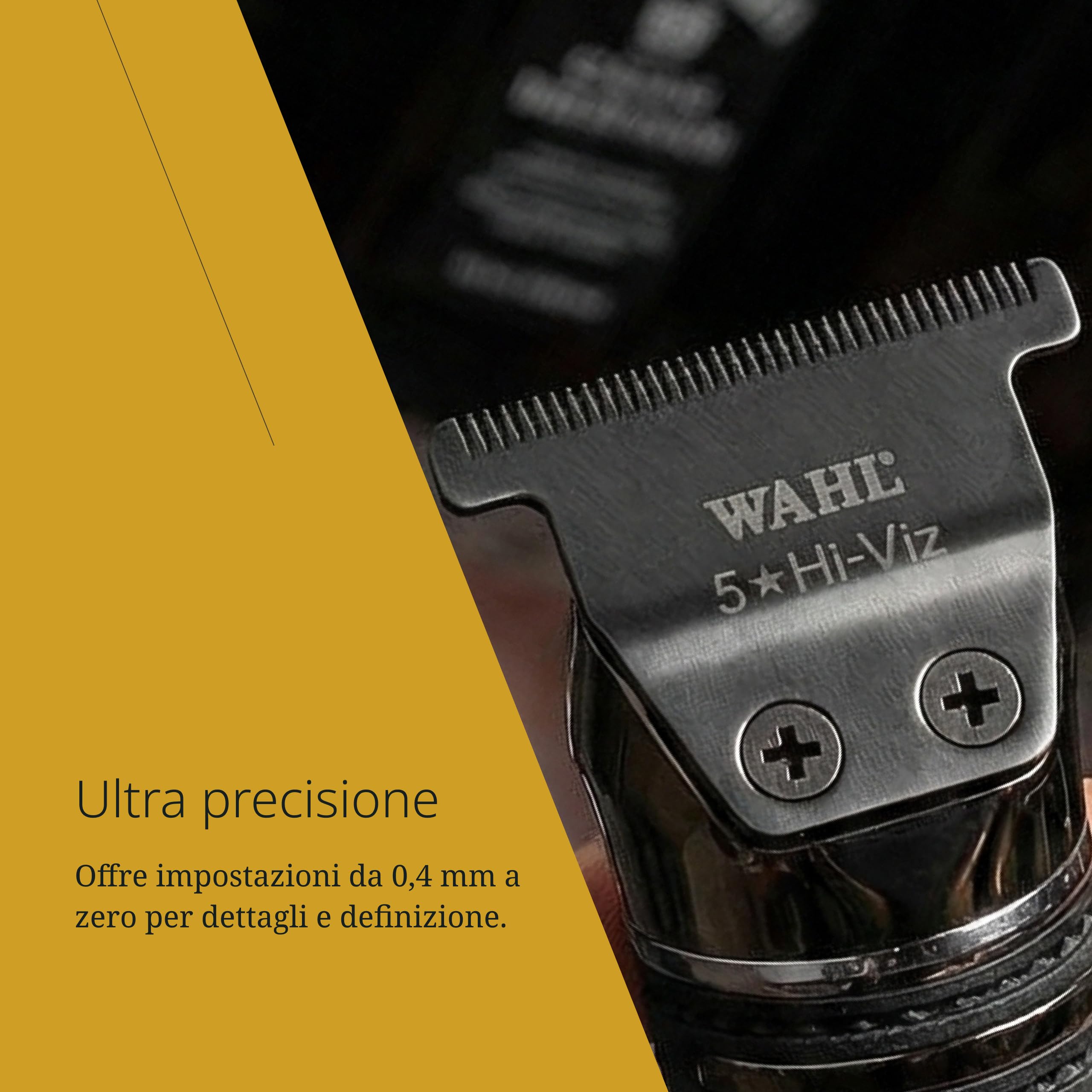Wahl Hi-Viz, Lame di Ricambio in Carbonio, Confezione da 12 Pezzi | Lame di Ricambio Rivestite in Carbonio Diamantato, Regolazione da 0,4 mm a Zero Gap, Taglio Ultrapreciso, 12 Pezzi