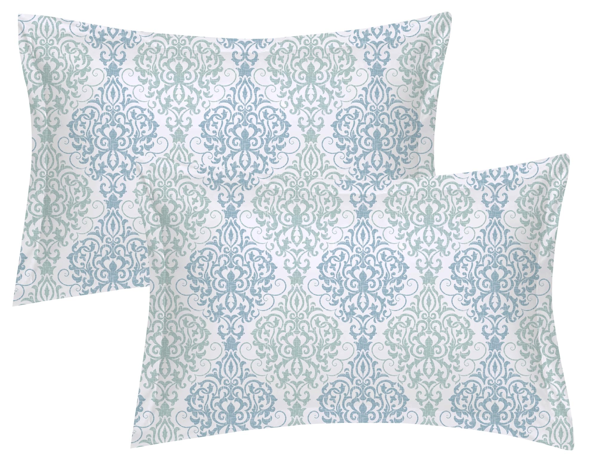 Cotton Candy: 100% Cotton Pillow Covers 18" x 28" Inch (46 x 72 CM), Traditional Damask Printed on 200 TC Soft Breathable Cotton, Regular Size Pillow Cases Pack of 2 (B093DKH8K7) Amazon Price History, Amazon Price Tracker