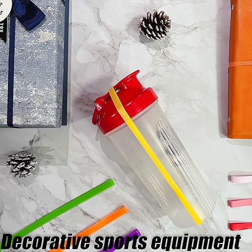 Miniatura 6 de 12 bandas de goma grandes de silicona, 12 colores diferentes, gruesas, grandes, elásticas, anchas, fuertes, extra suministros de oficina, banda