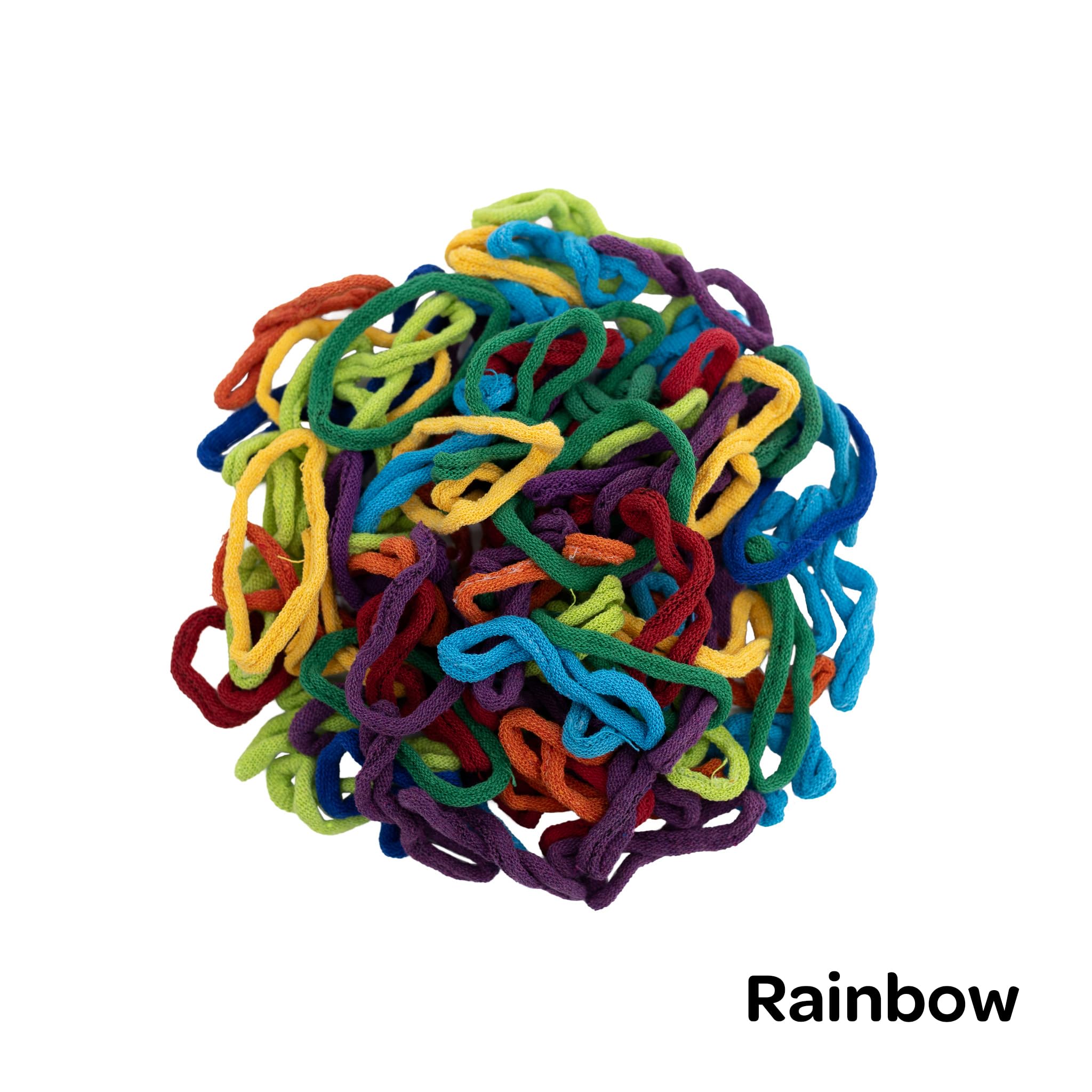 Friendly Loom Pakiet imprezowy tęczowy 18 cm tradycyjny rozmiar bawełniane pętle sprawia, że uchwyty do garnków 18 (15 cm x 15 cm) marki Harrisville Designs wyprodukowane w USA