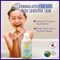 Vista 4 de California Kids Chillax Champú y gel de baño 100% a base de plantas Cuidado de la piel suave Champú de lavanda para niños + adolescentes