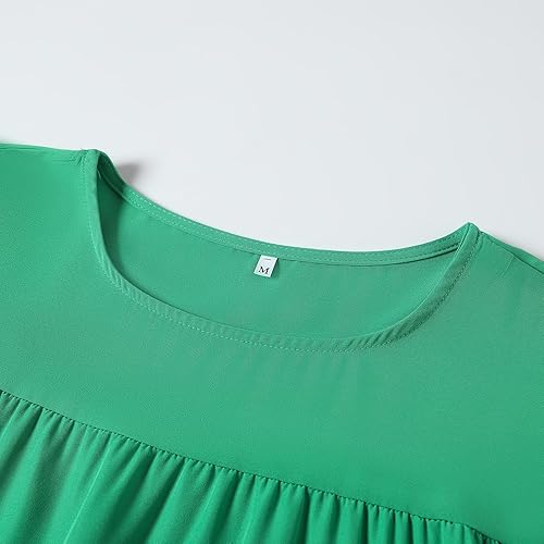 Miniatura 4 de Vestidos de verano para mujer 2023, talla grande, casual, lindo, vestido tipo babydoll con volantes escalonados, estilo bohemio, vestido de playa