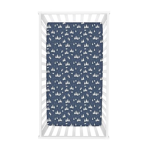 Miniatura 7 de Sammy & Lou Forest Stargazer - Juego de ropa de cama para cuna de bebé de 4 piezas, incluye edredón, dos sábanas ajustables para cuna y juguete de