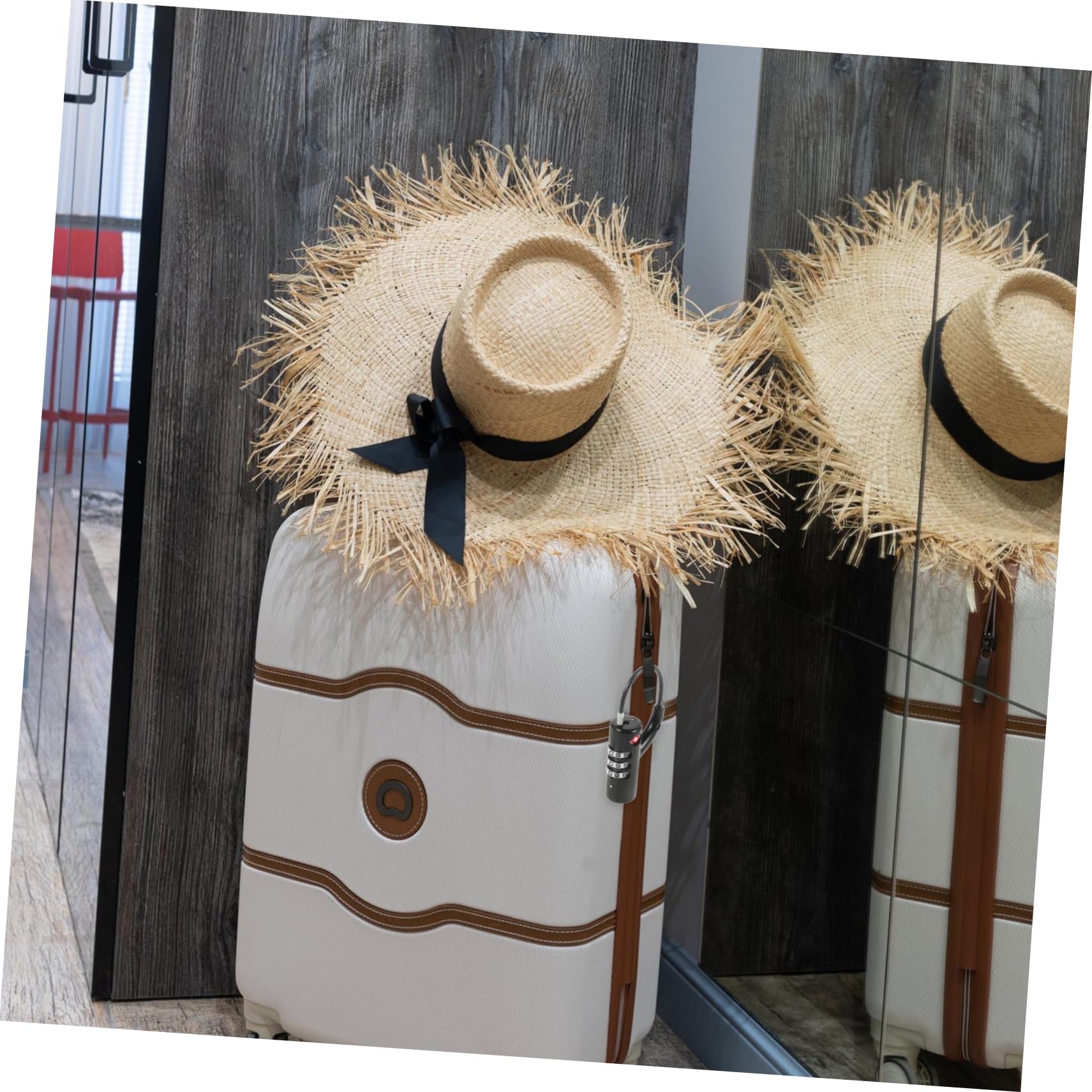 PartyKindom 3pezzi Serratura Combinazione Per Bagagli Tsa Con Cavo Sicurezza Per Valigie e Armadietti Facile Da Usare e Portatile Per Viaggi e Trasporti