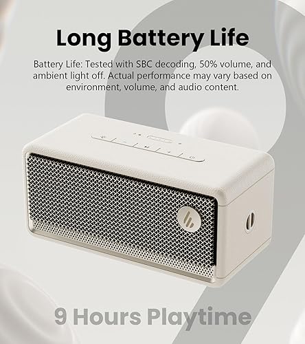 Miniatura 8 de Edifier Altavoz Bluetooth ES60, portátil con emparejamiento estéreo, IP66 a prueba de polvo e impermeable 9H tiempo de reproducción BT5.4 34W RMS