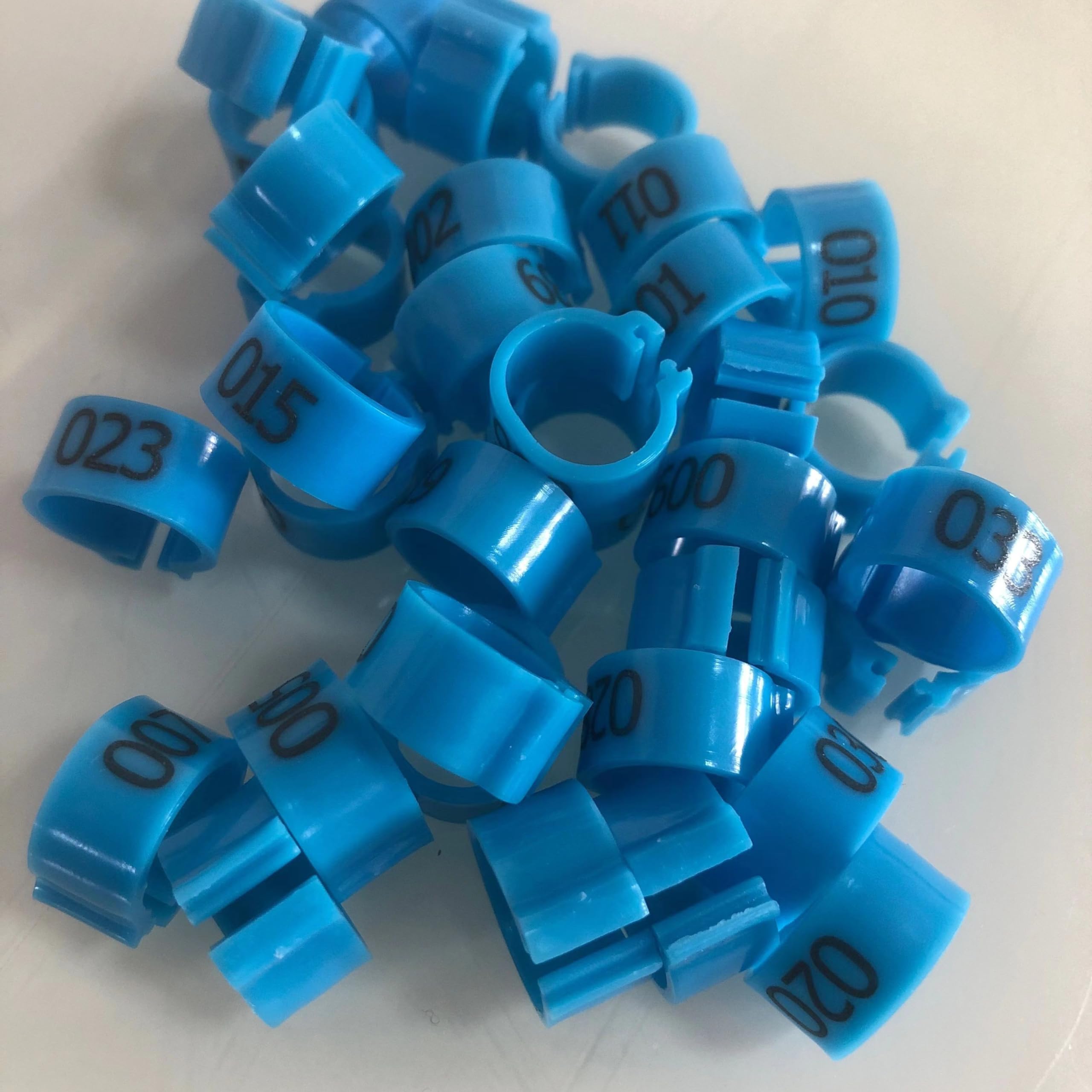 Anelli Per Coscia Pollame - 300 Pezzi Colorati Per Identificazione Uccelli - Foto 9