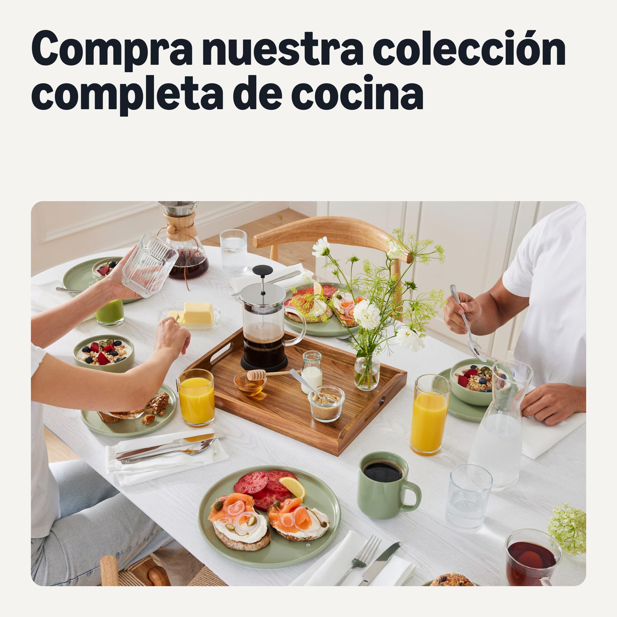 Amazon Basics Infusor de Té para Hojas Sueltas con Tapa, Juego de 2 Piezas, Acero Inoxidable, Resistente a la Oxidación y Apto para Lavavajillas