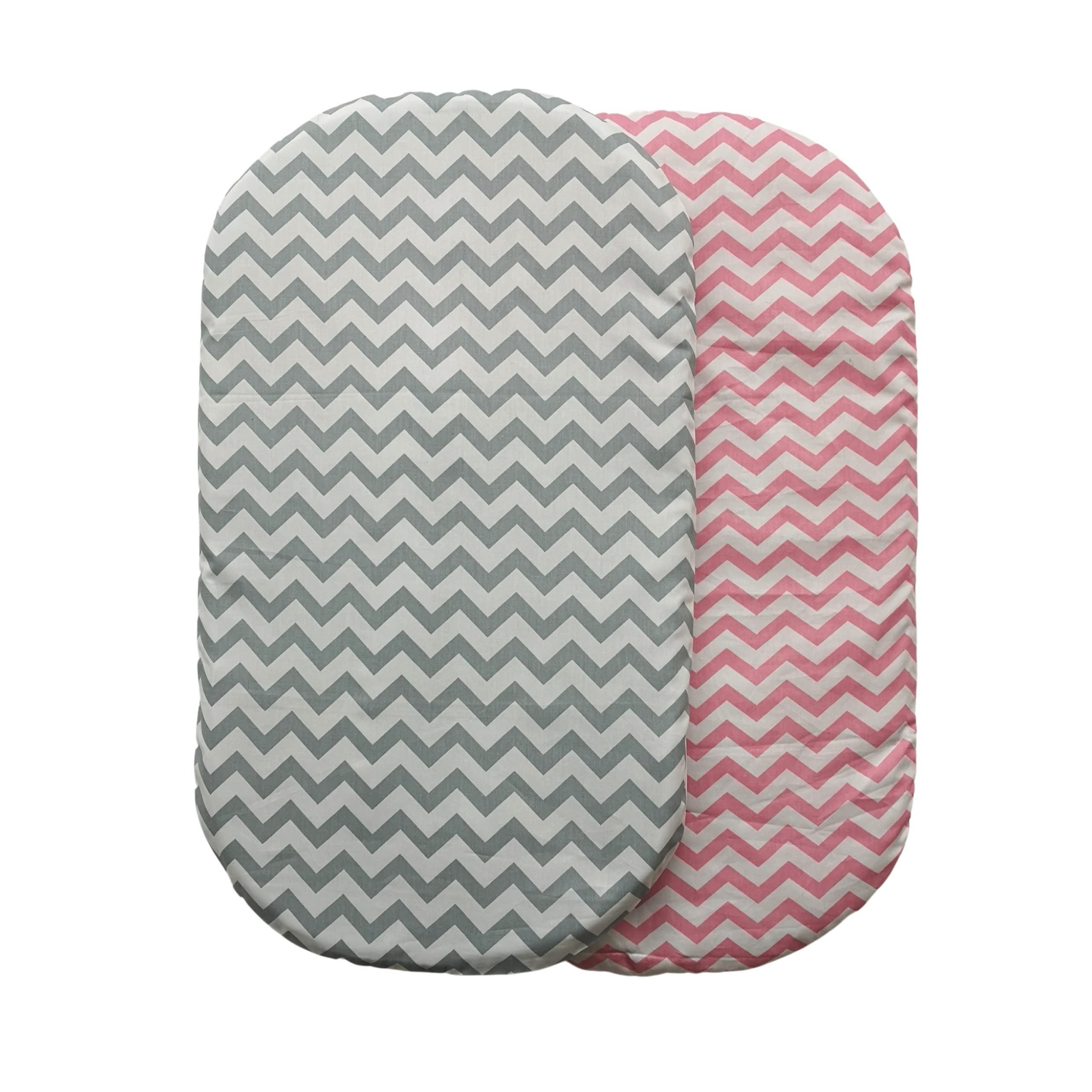 Topponcino Montessori Sfoderabile, Collezione "Pure Colors" con Fodera in Puro Cotone e Poliestere Antibatterico (ZigoZago Grigio)