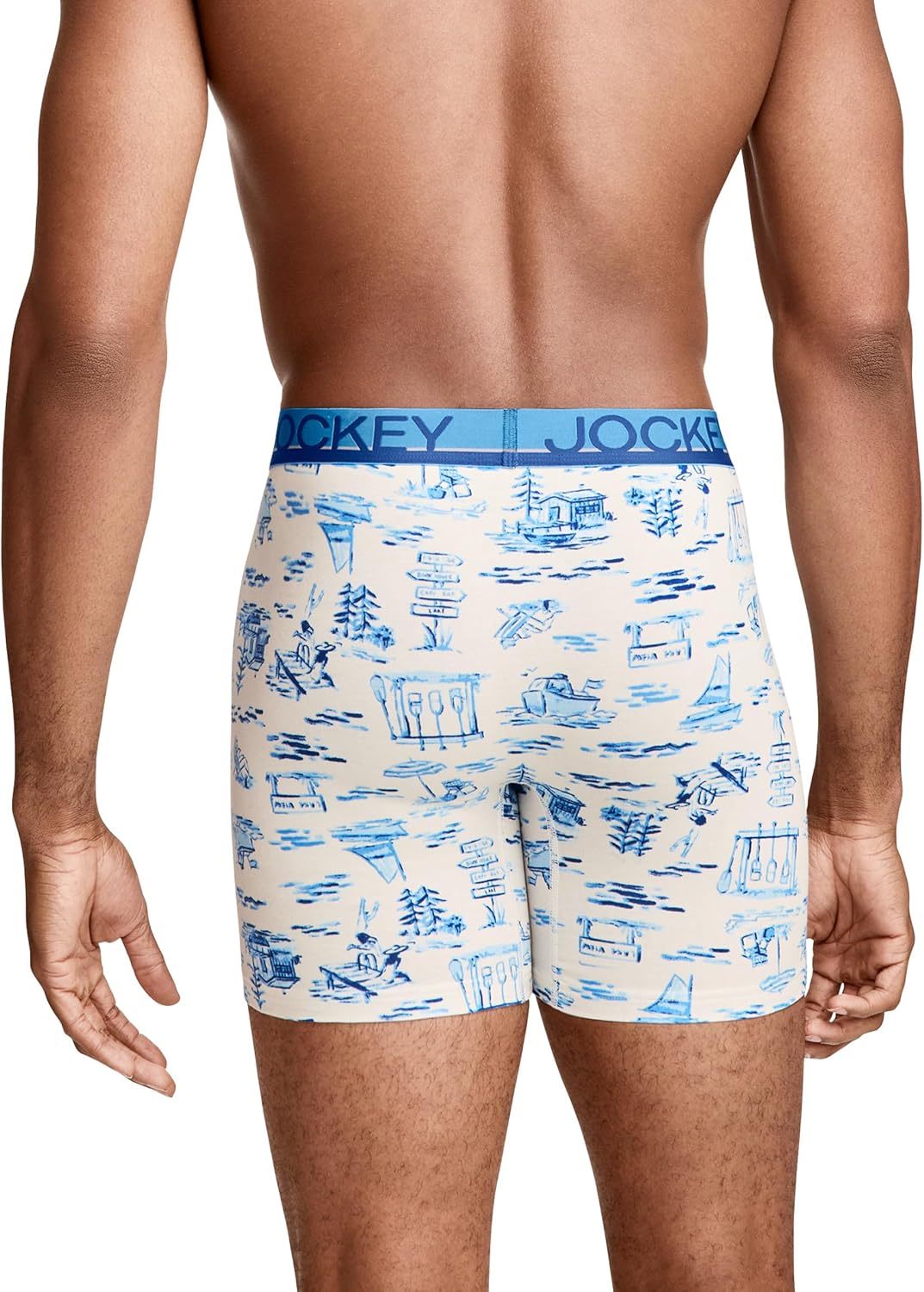 Jockey Men's Underwear True Style 6" Boxer Brief - 3 Pack