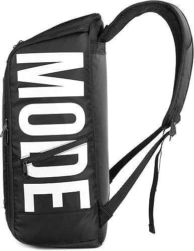 Miniatura 3 de GRIPMODE Mochila de viaje con compartimento para portátil negra - Mochila con dos paredes interiores ajustables y extraíbles - Mochila deportiva de