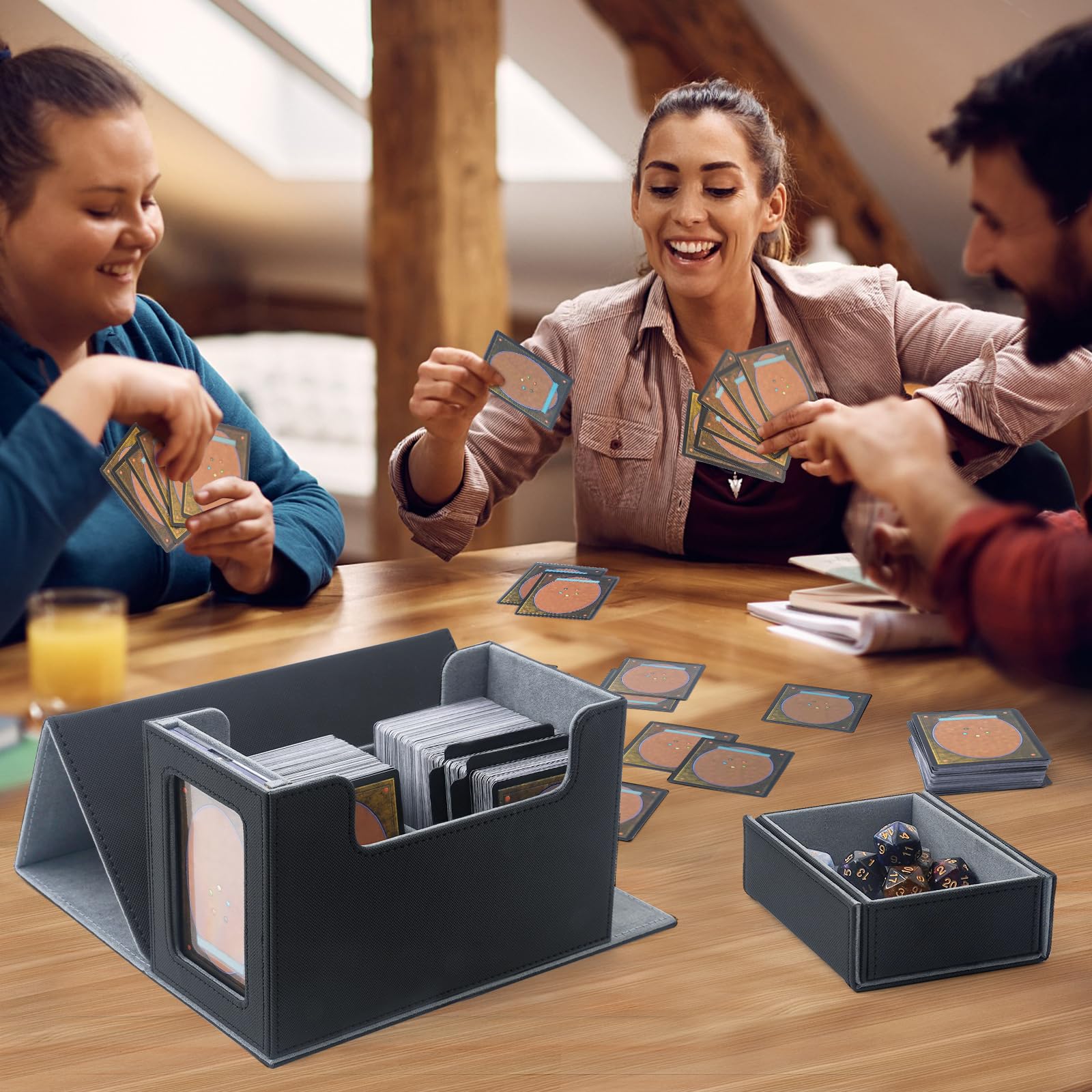 Amazon.co.jp: AWESOPAL MTG コマンダーデッキボックス ディスプレイ