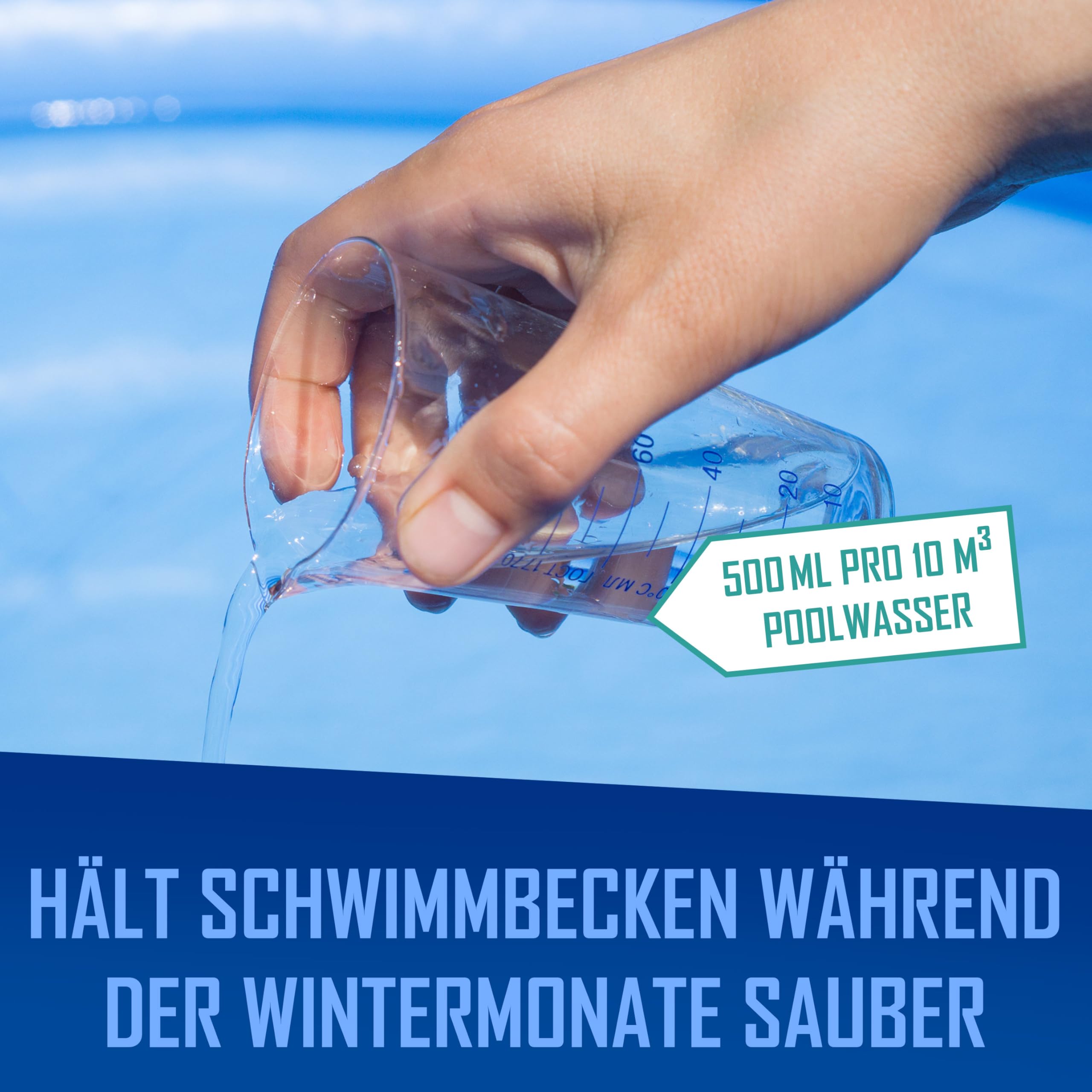 Astral Pool Grund- Oberflächenreiniger 5 Liter - Reinigungsmittel zur Beseitigung von Kalkablagerungen und organischen Rückständen - Saurer Surface Cleaner für Polyester- und Folienoberflächen