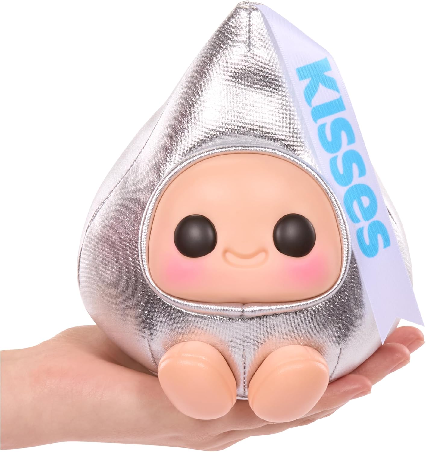 Hyojo Hershey’S Kisses Series, Blind Box Collectible Plush, Limited Edition Toy Gift for All Ages, 3 to Collect, Blue, Silver & Pink Foil