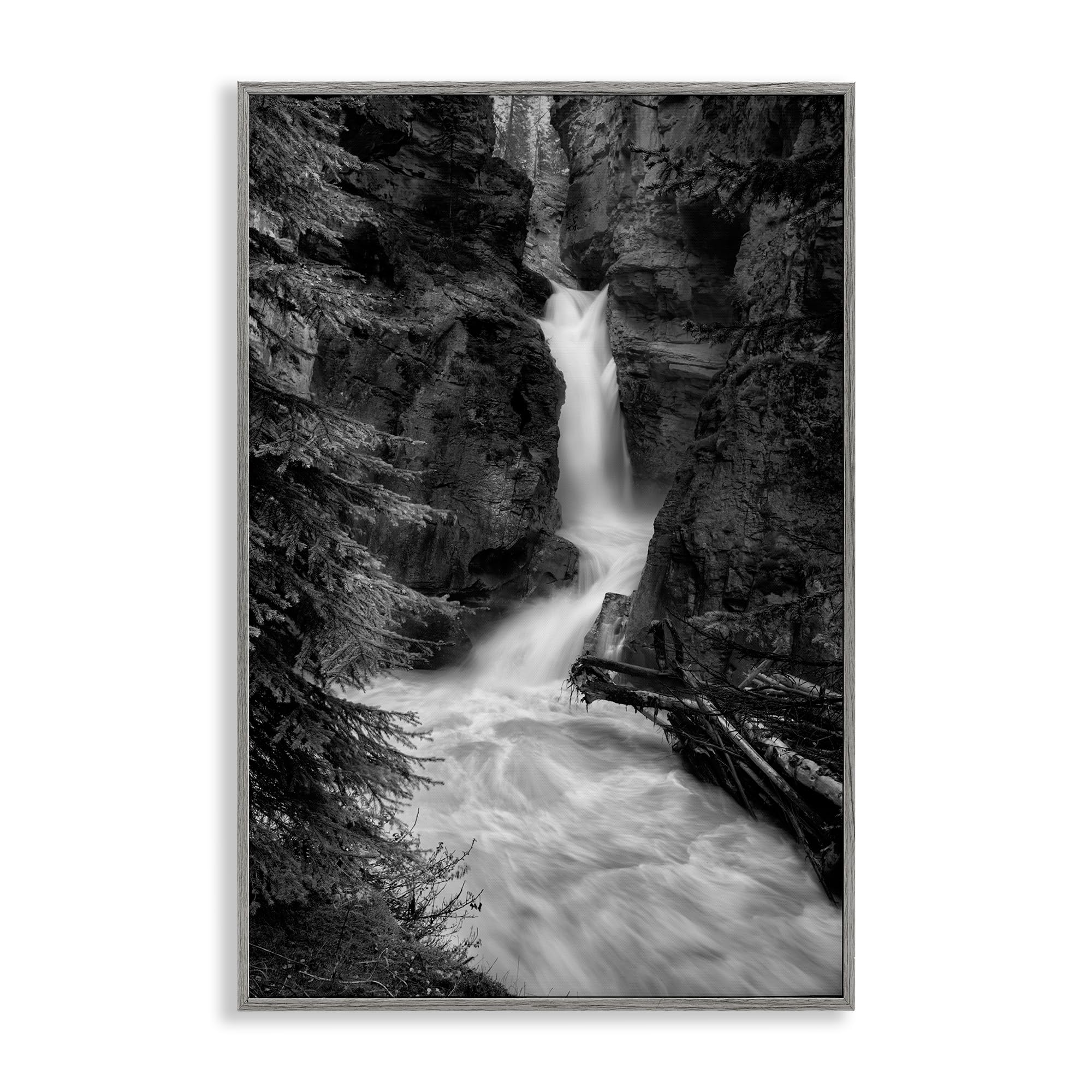 'Banff National Park Waterfall'| Framed Giclee Art
