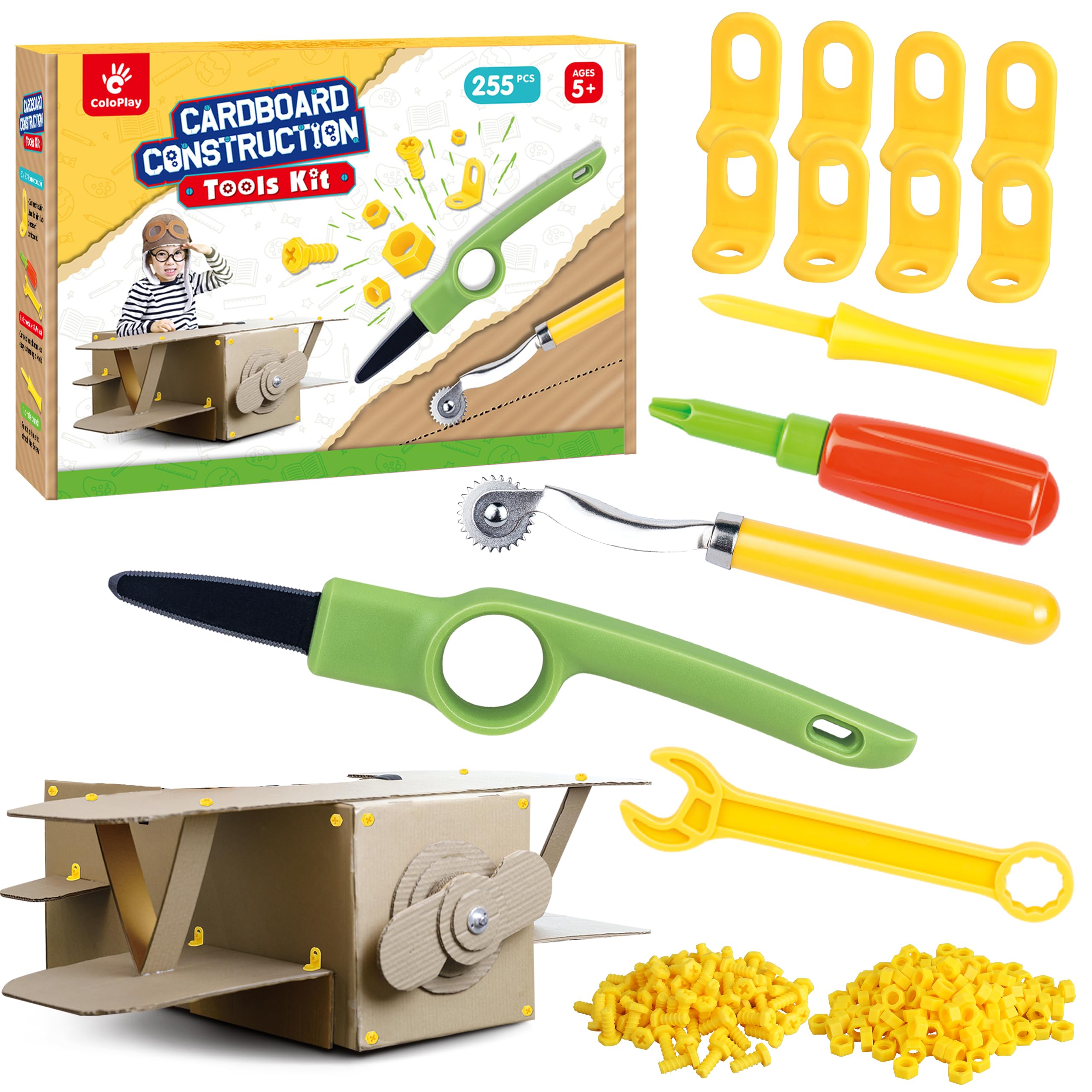 子ども用板　ポールセット 木製子供玩具 壁掛け玩具 渦巻ボール｜木製キッズコーナー、木製子供