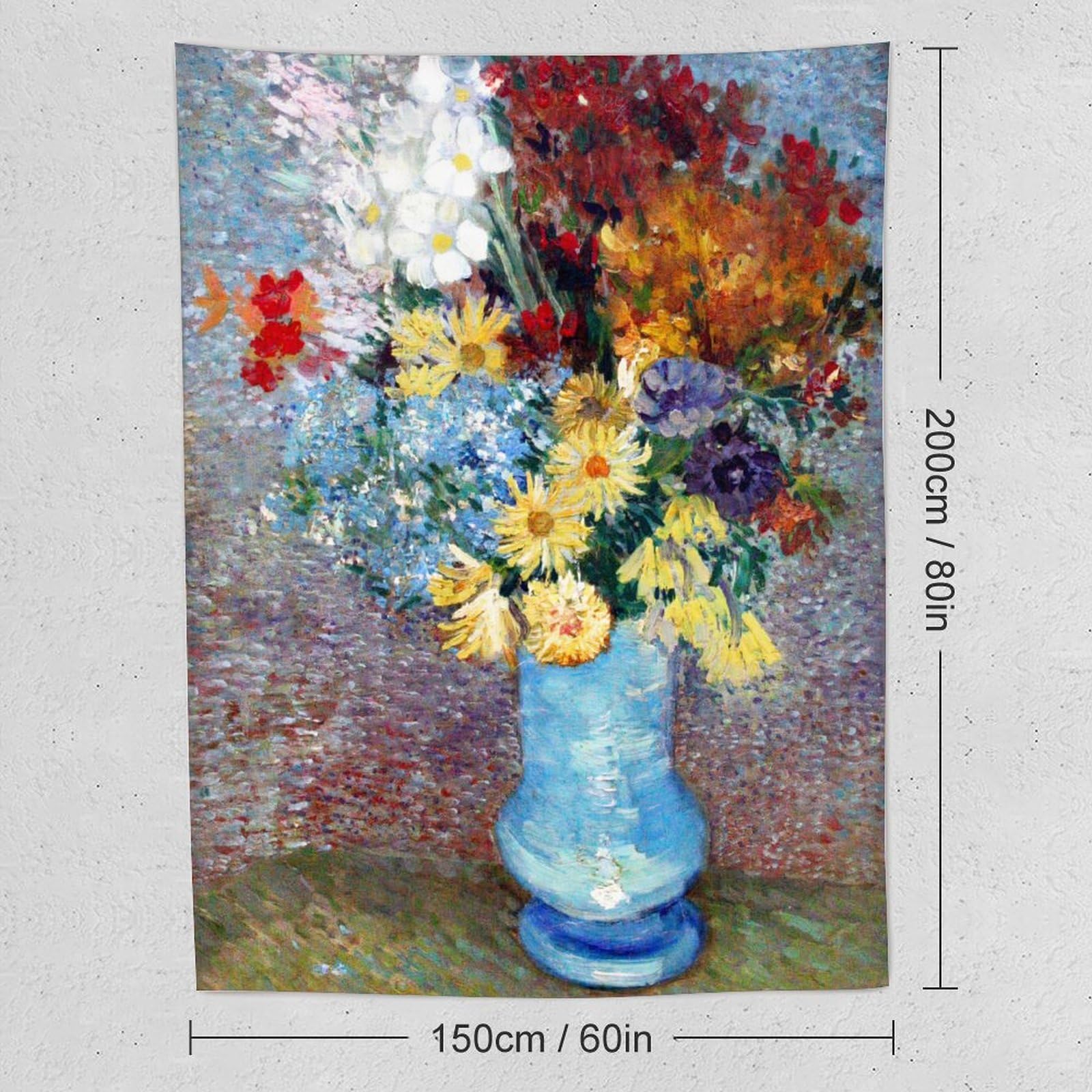 Amazon.co.jp: Van Gogh フィンセント ファン ゴッホ 『青い花瓶の花