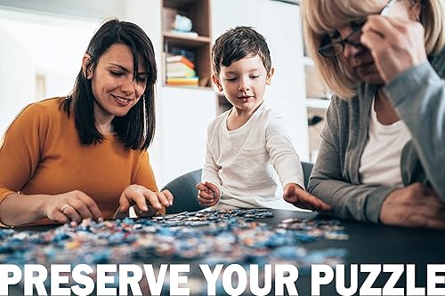 Miniatura 7 de Poster Palooza Marco para rompecabezas de 26.5 x 38.5 pulgadas, marco de madera blanco hecho para mostrar rompecabezas de 26.5 x 38.5 pulgadas con