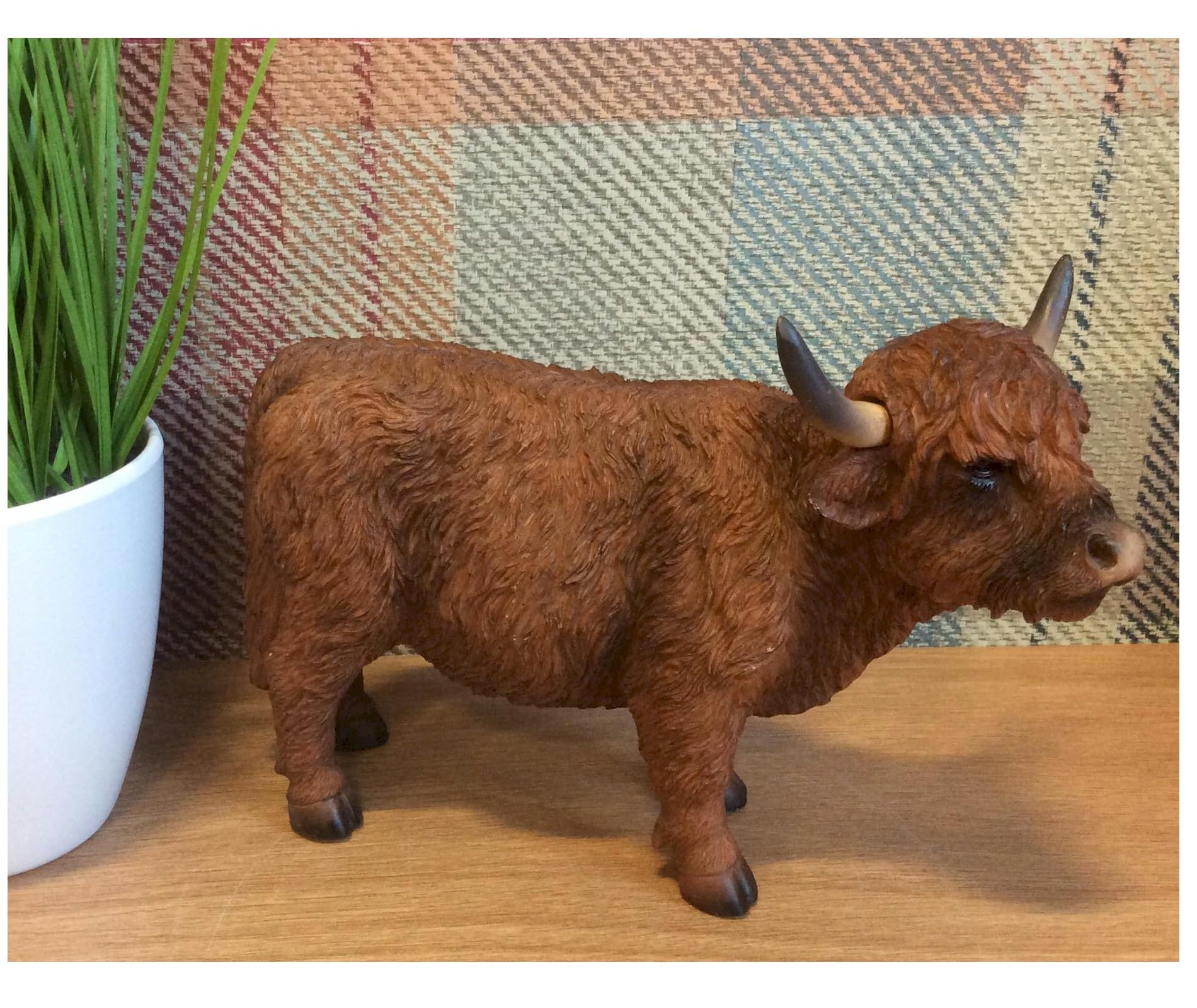 Lesser & Pavey Highland Cow Ornaments For Gift, Brown - Image 2