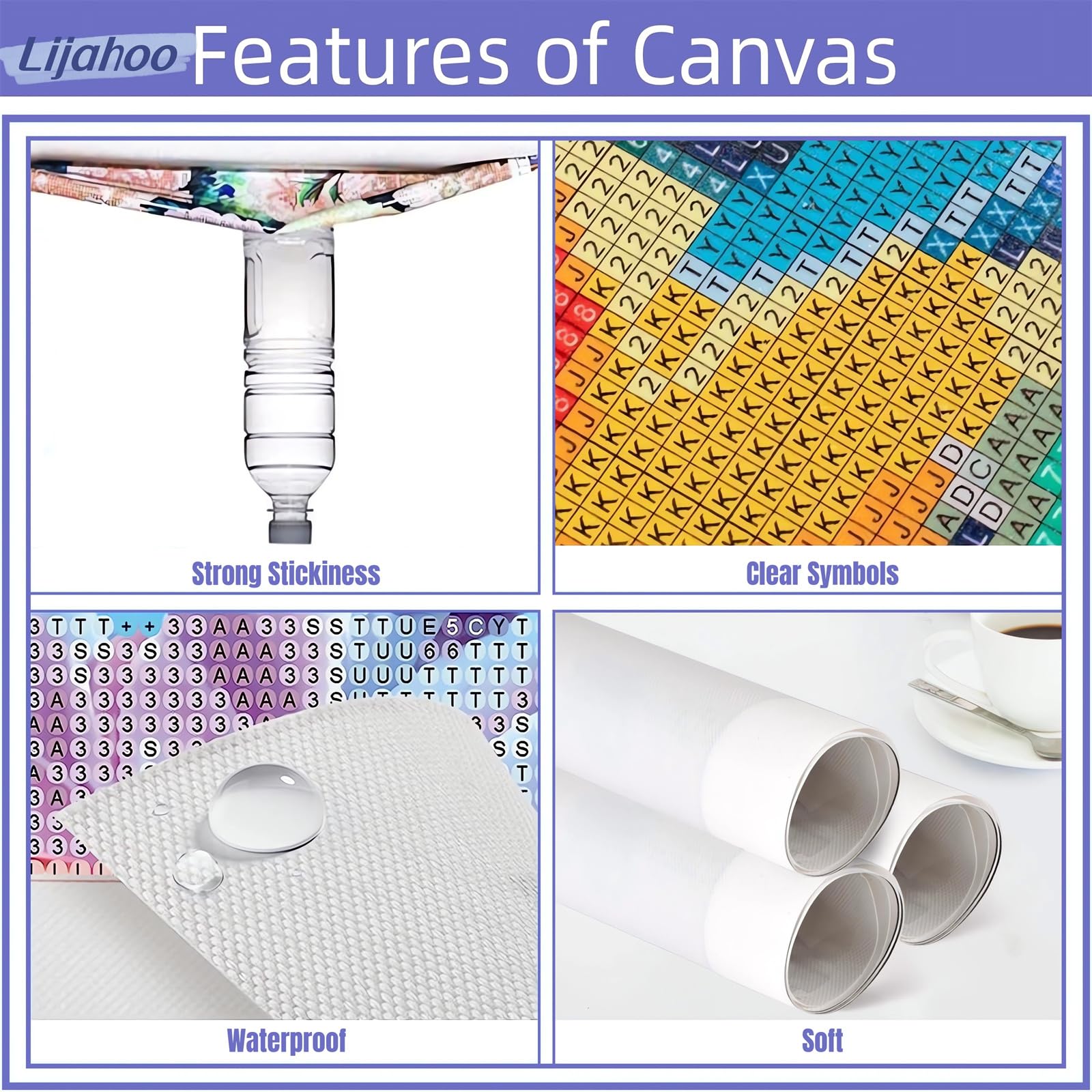 6pcs Kit Pinturas De Diamantes 5d Diy Con Marco Niños