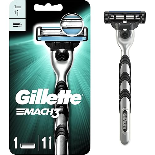 Gillette Mach3 Men's Razor Handle + 1 Blade Refill