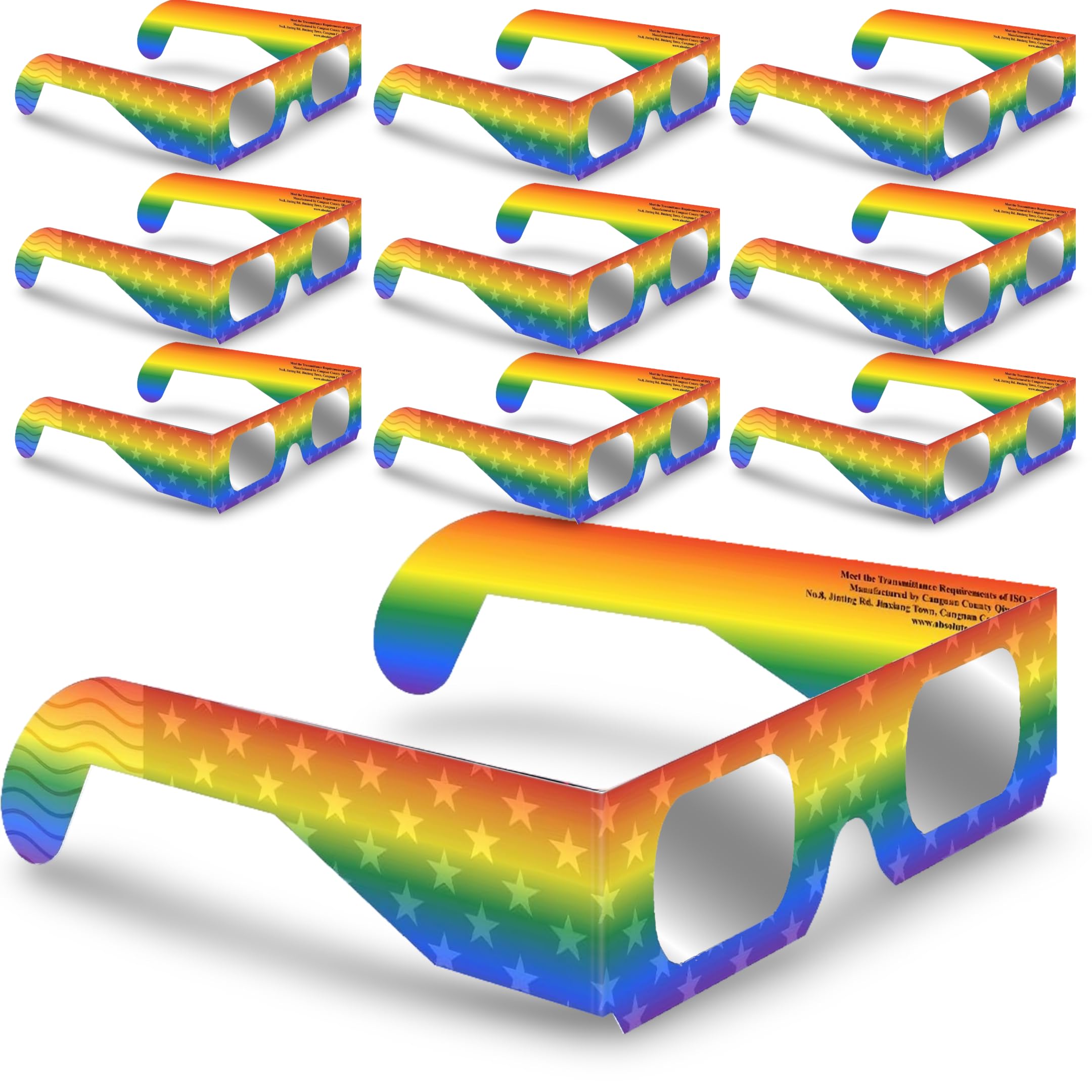 Gravitis10x Solar eclipse glasses for solar eclipse 2024 viewing,ISO 12312-2 eclipse glasses