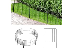 OUSHENG Square Garden Fence: Enhance Your Outdoor Decor