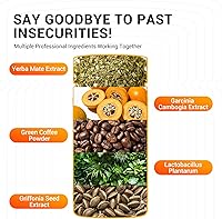 Vista 7 de DrBioCare Suplemento de probióticos de L-carnitina, contiene L-carnitina, probióticos, café verde en polvo, extracto de yerha mate, extracto