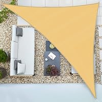 Duerer Tenda a Vela Ombreggiante Triangolare 5 x 5 x 5m Vela Parasole Blocco 95% UV