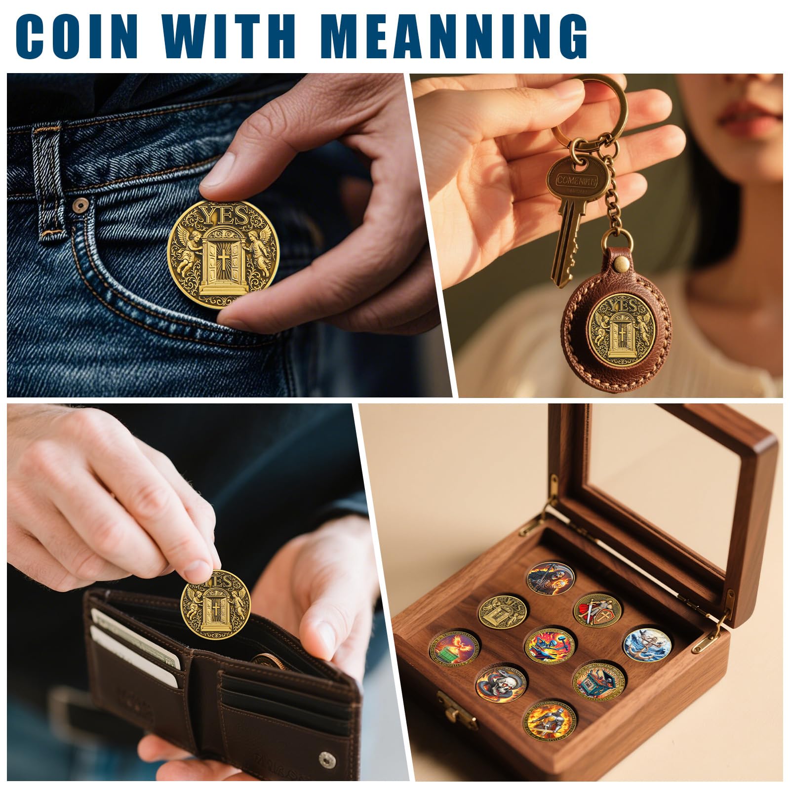 Angels and Demons Decision Maker – Inspire la clarté et la sagesse Oui/Non Filpping Coin