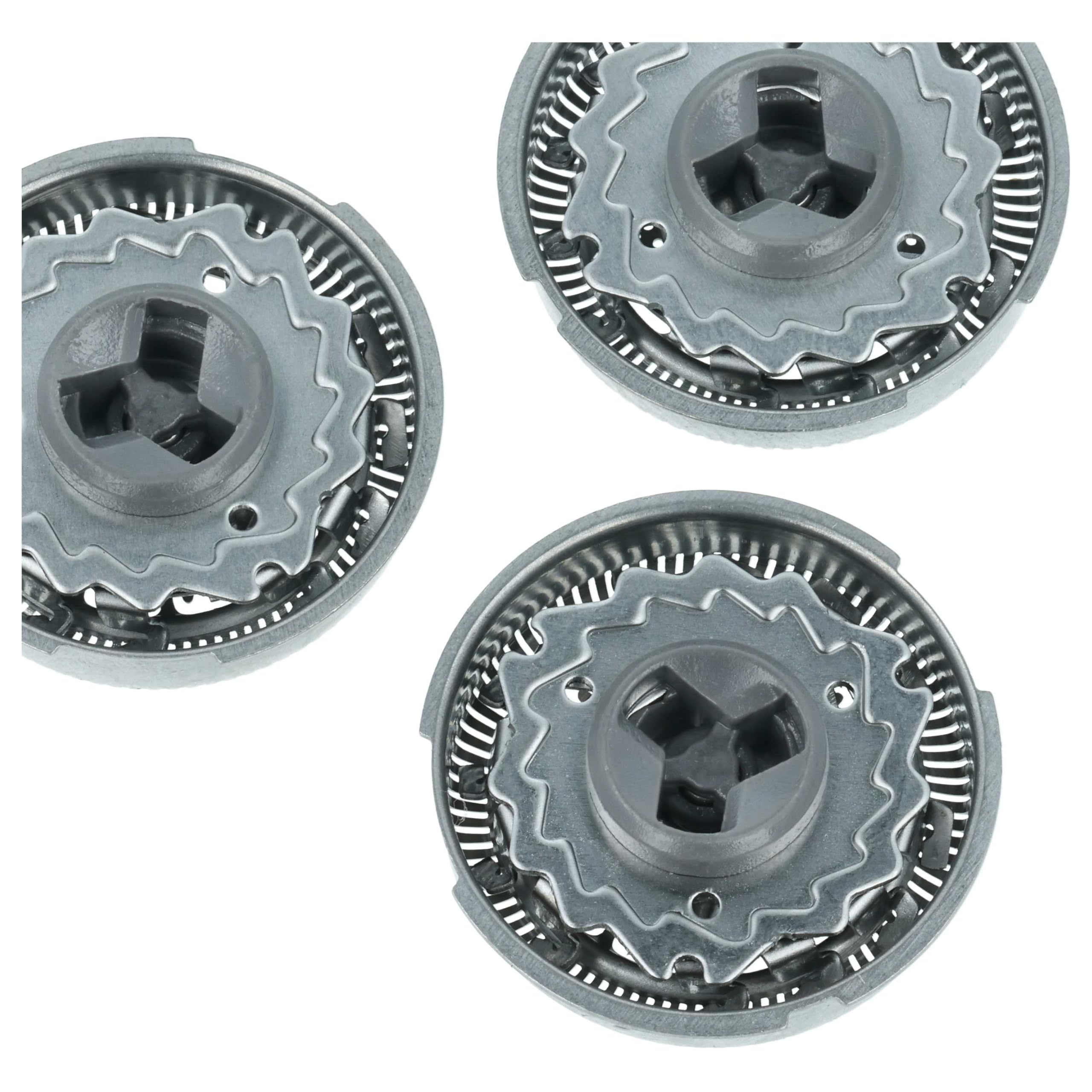 vhbw 6x cabezales reemplaza Philips SH70/50, SH70/60, SH70, SH71, SH71/50 para máquina de afeitar, plata