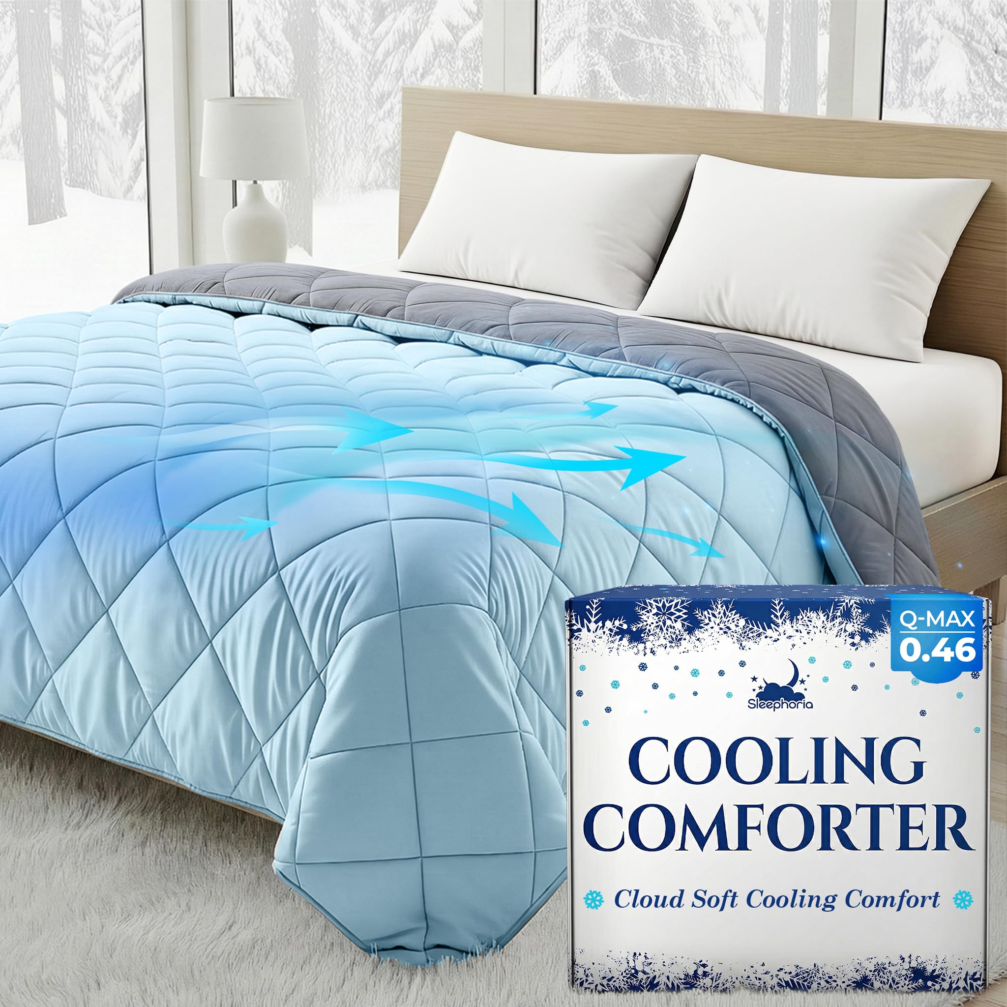 SLEEPHORIA BreezeWeave Cooling Comforter