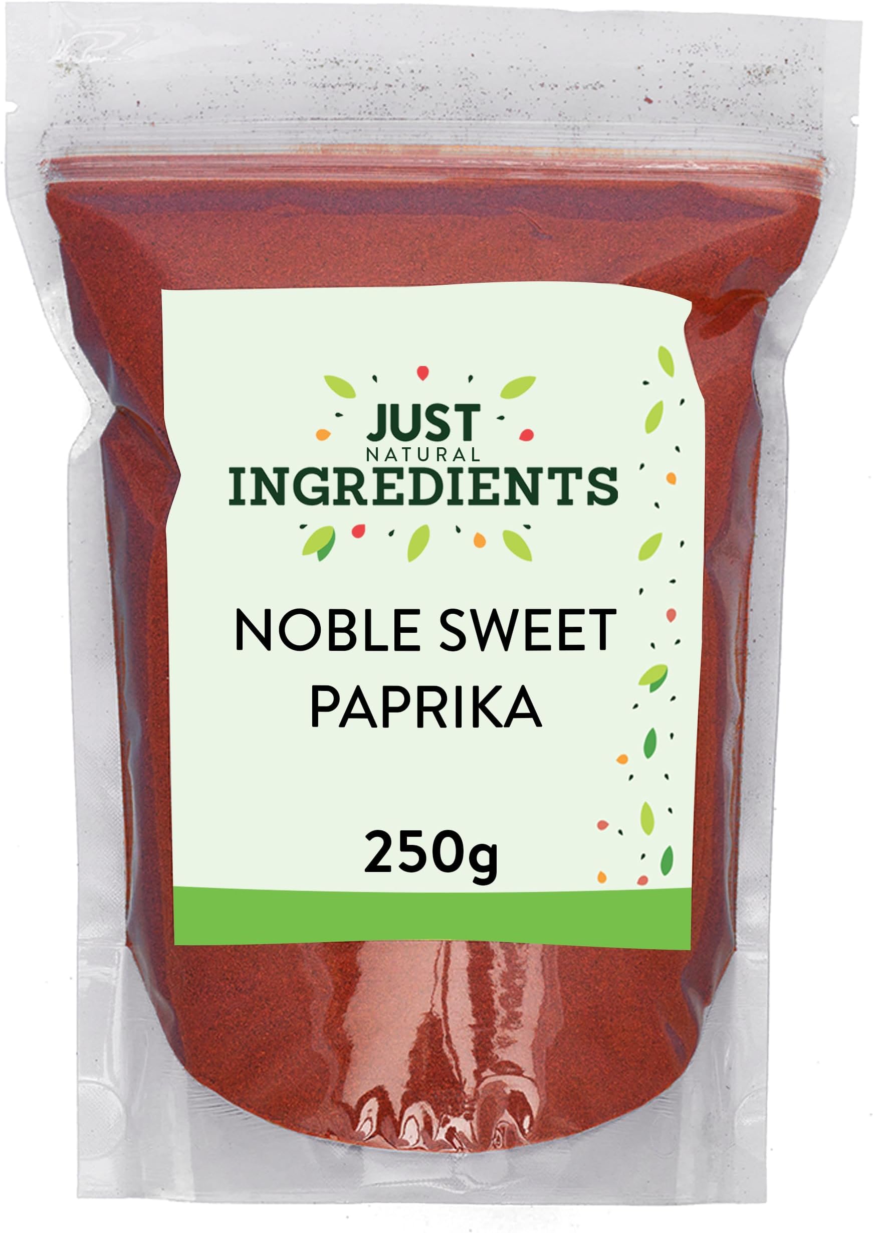 JustIngredients Essentials Noble Sweet Paprika Powder 250g, Paprika Seasoning for Adding Spice To Your Cooking