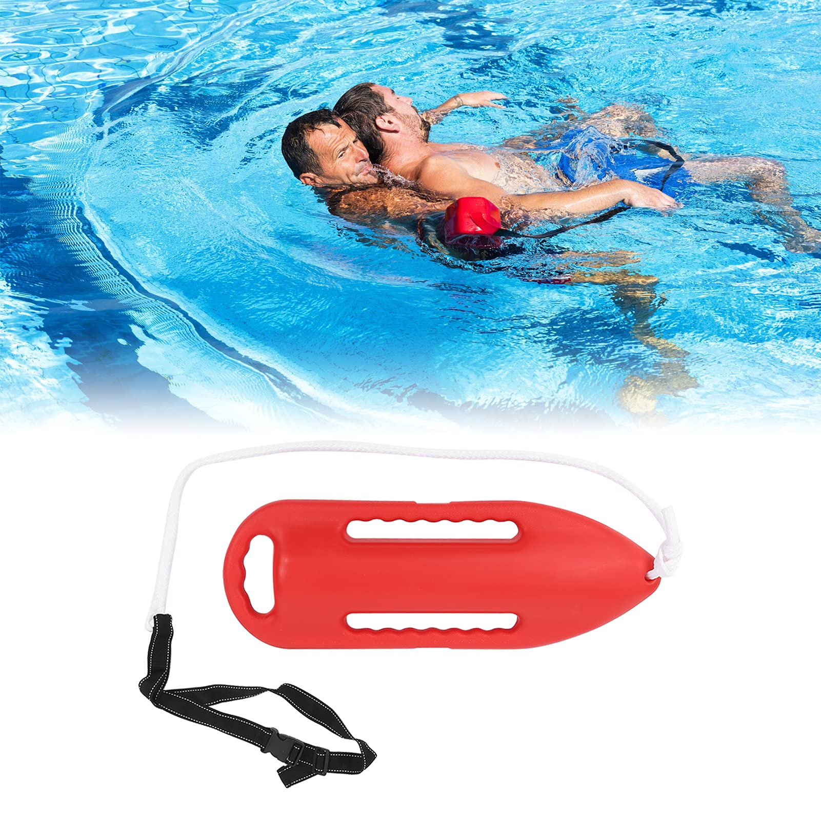 Boa per il nuoto, boe per il nuoto in acque libere Trasportare facilmente non gonfiabile Galleggiabilità forte per gli sport acquatici per la piscina per la spiaggia balneabile