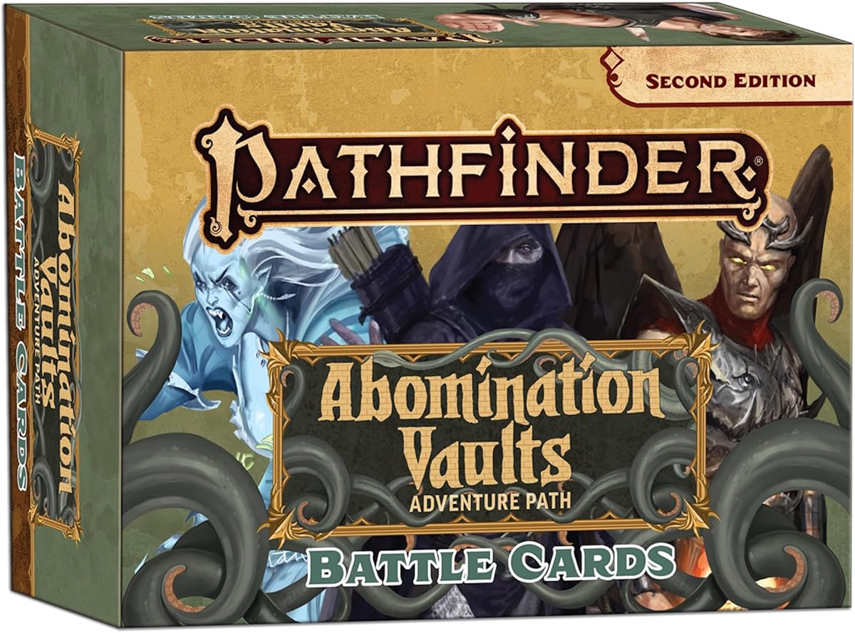 Tarjetas de Batalla de Pathfinder RPG: Abomination Vaults (Accesorios Pathfinder Segunda Edición)