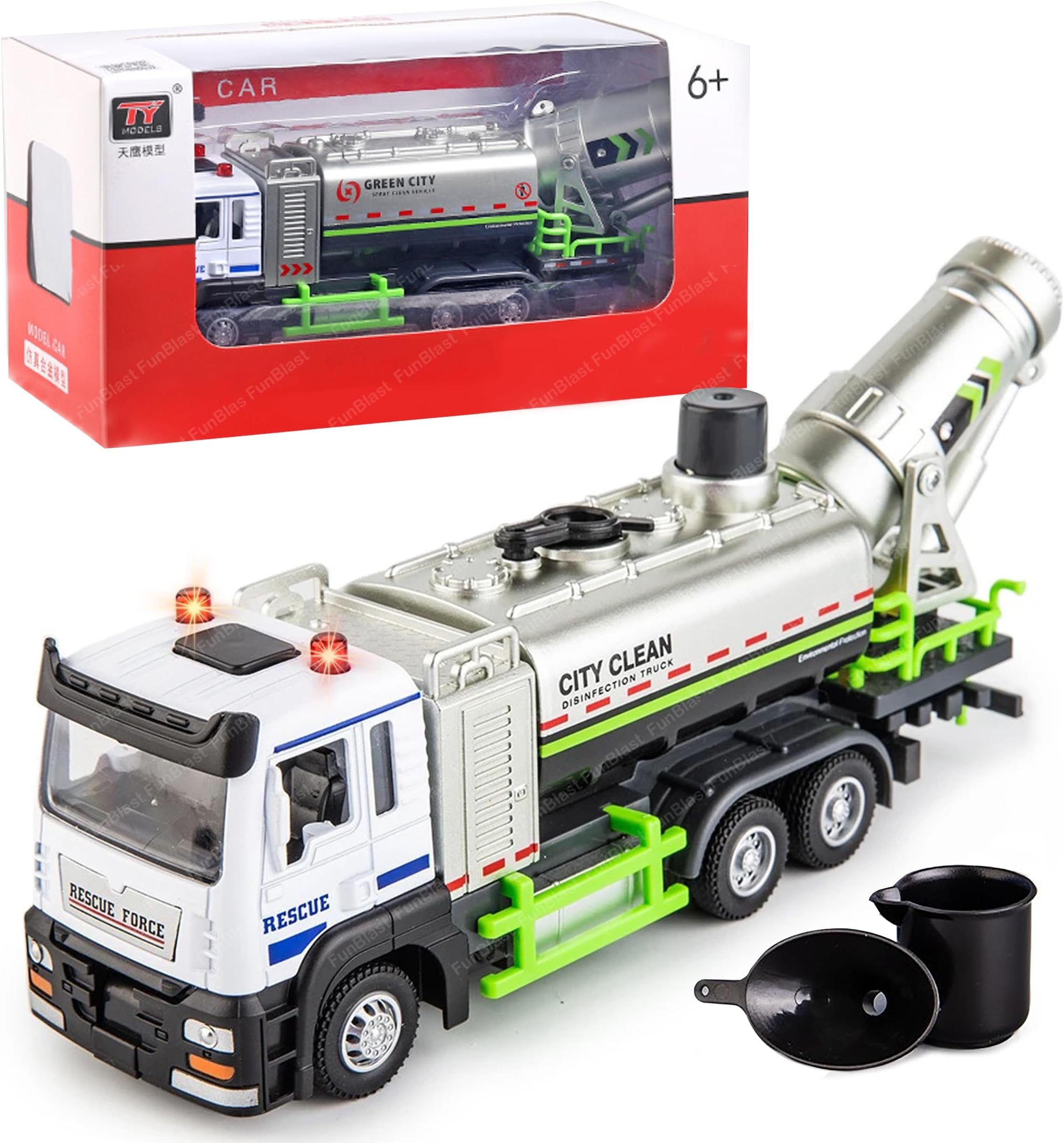 FunBlast City Cleaner Tanker Toy Truck for Kids 132 Scale Model