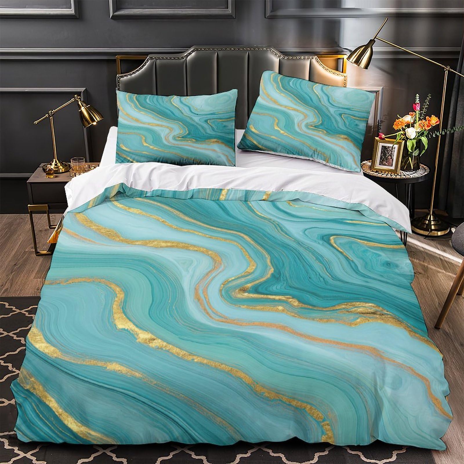 Parure de lit artistique 200x200 pour chambre a