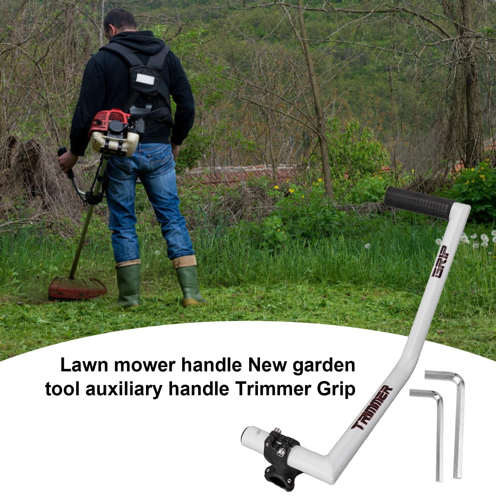 Amazon.co.jp: トリマーハンドル、ハンドルウィードイーター、人間工学