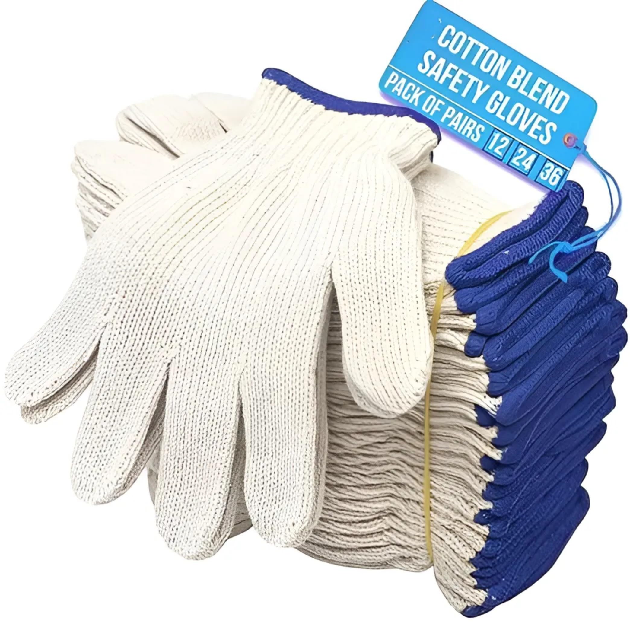 Cotton Plain Winter & Normal Use Safety Hand Gloves Reusable Washable Knitted Unisex For Home Industrial Work Maintenance Packing Cleaning And Ruff Uses 100% Cotton Knitted (PACK OF 24 PAIR, WHITE) (B0CL4YTTRG) Amazon Price History, Amazon Price Tracker