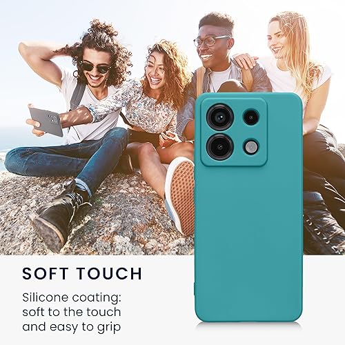 Vista 749 de kwmobile Funda compatible con Xiaomi Redmi Note 11 / Note 11S - Funda protectora de silicona TPU suave y delgada - Azul Báltico Azul (Baltic Blue)