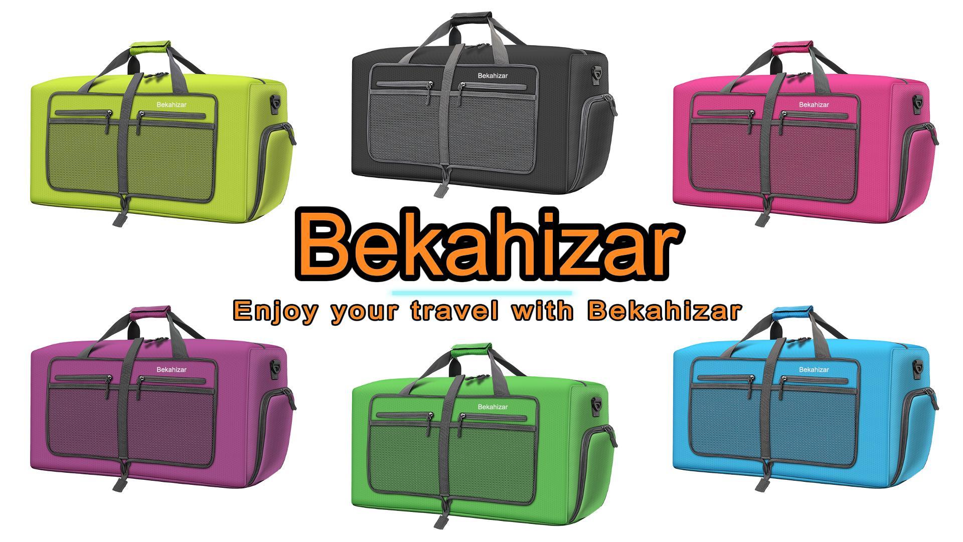 Amazon.com | Bekahizar 60L Duffle Bag 25 Inch Large Travel Bag