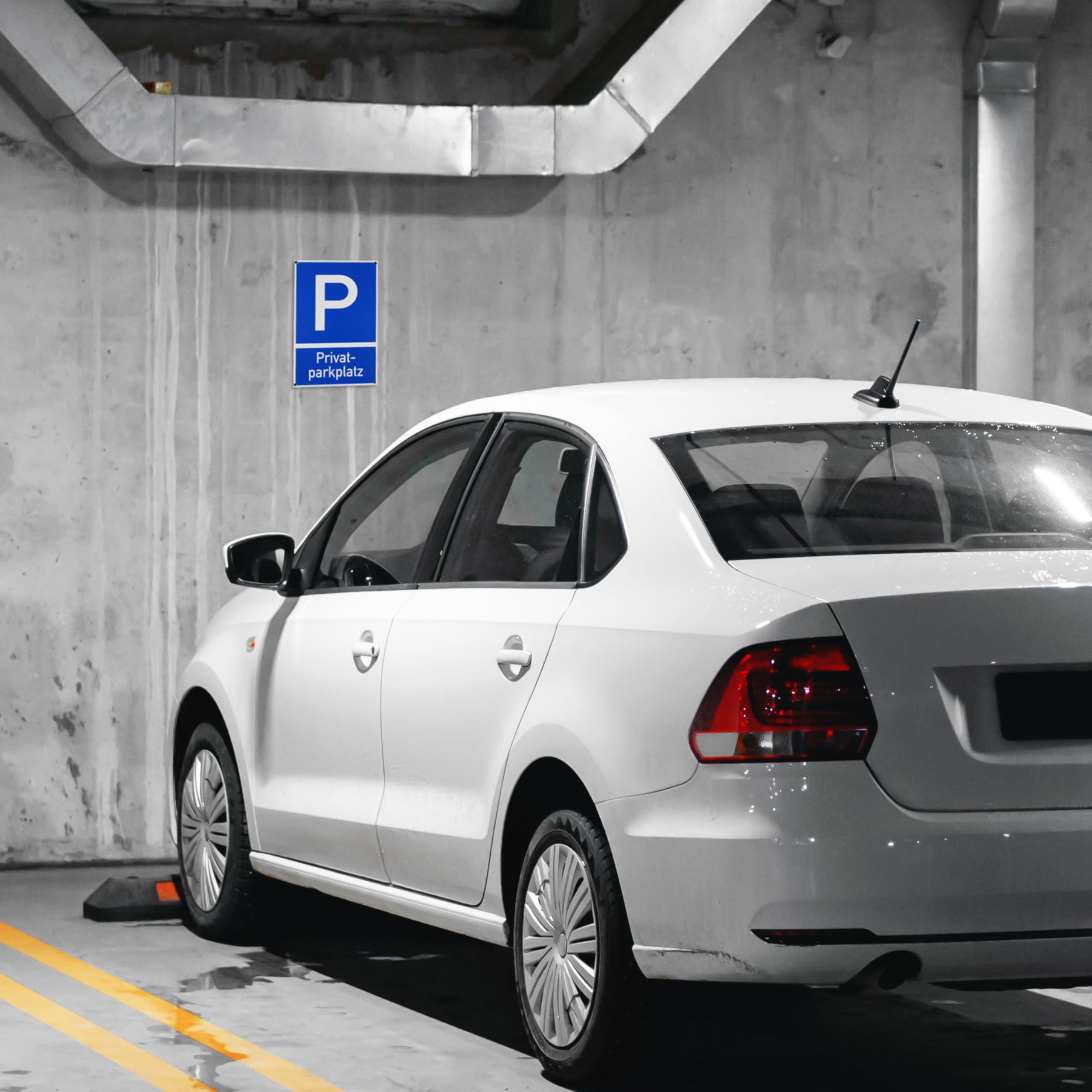 Cartello in alluminio PARCHEGGIO RISERVATO | Top Eventi Store